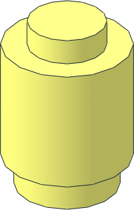 Brick  1 x  1 Round with Solid Stud