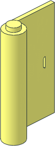 Door  1 x  3 x  4 Right with Black Window Sticker
