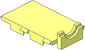 ~Electric Touch Sensor Brick  3 x  2 - Bottom