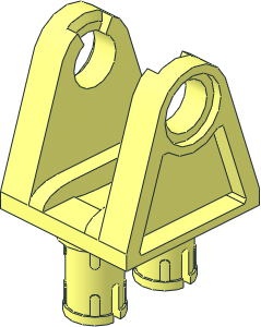 Technic Steering Arm with Connectors
