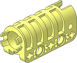 ~Technic Competition Cannon with Round Bottom Body