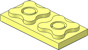 Scala Plate  2 x  4