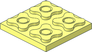 Scala Plate  4 x  4
