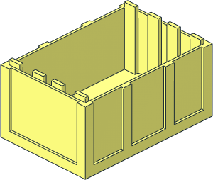 =Container 4 x 6 x 2.333 Crate
