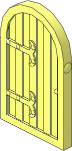 =Window  1 x  2 x  2.667 Shutter with Rounded Top