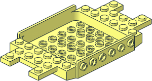 Car Base  6 x 12 with  5 x  6 Recessed Centre and Studs on Sides