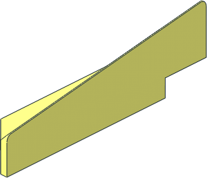 Wedge  1 x  5 Straight Right