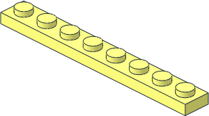 Plate  1 x  8