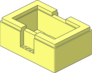 Container 16 x 11 x  6 Box Bygglek