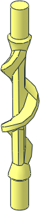 Power Burst Bolt  5L Spiral with Bar at Both Ends