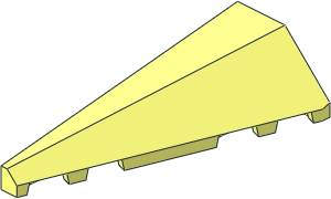 Wedge  2 x  5 Straight Left