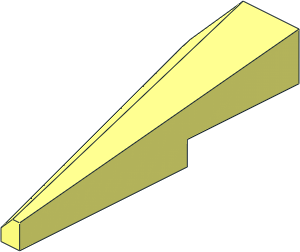 Wedge  2 x  5 Straight Right
