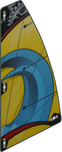 Sail 15 x 28 Trapezoid with Technic Racing Yacht Pattern