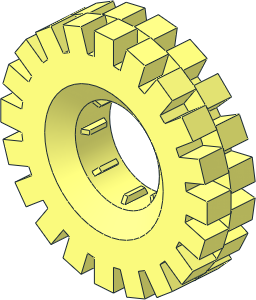 Tyre 10/130 x 17 Offset Tread