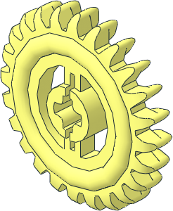 Technic Gear 24 Tooth Crown Type 1