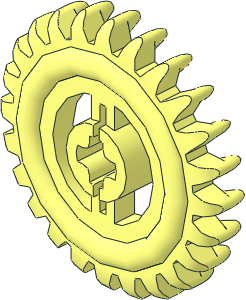 Technic Gear 24 Tooth Crown Type 2