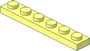 Plate  1 x  6