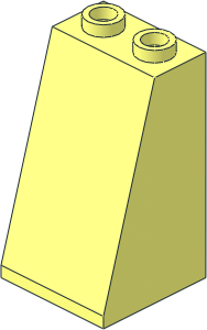 Slope Brick 75  2 x  2 x  3 with Hollow Studs