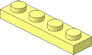 Plate  1 x  4