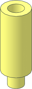 Cylinder  1 x  1.333 with  0.5L Bar and Bar Hole
