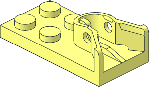 Plate  2 x  4 with Towball Socket on Top