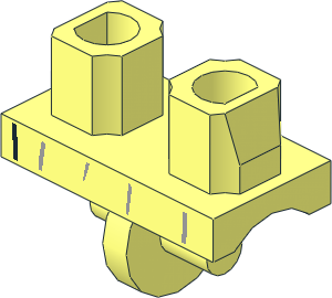 Minifig Hips with SW White Robe Pattern