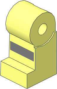 Minifig Leg Right with Reflective Stripe Pattern