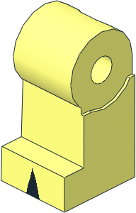Minifig Leg Right with Black Triangles on Foot Pattern