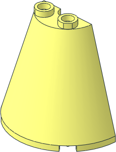 Cone  4 x  2 x  3 Half