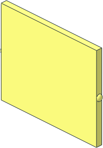 Glass for Window  1 x  4 x  3 without Handle