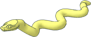 Animal Snake Large with Raised Head