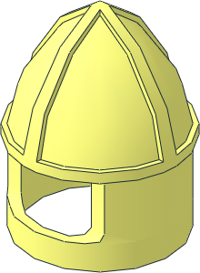 Minifig Helmet Castle with Chin-Guard