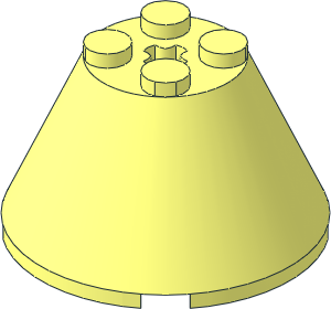 Cone  4 x  4 x  2 with Axlehole