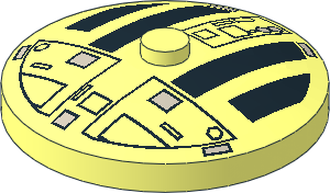 Dish  4 x  4 Inverted with TIE Hatch Pattern
