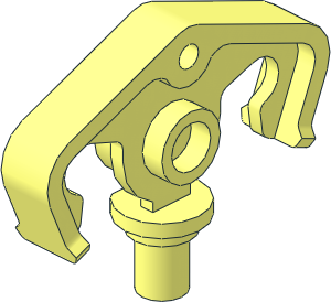 Minifig Weapon Grappling Hook Tip