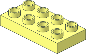 Duplo Plate  2 x  4