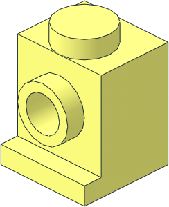 Brick  1 x  1 with Headlight