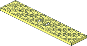 Train Base  6 x 28 with 23 Holes