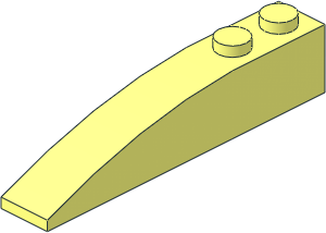 =Slope Brick Curved  6 x  1