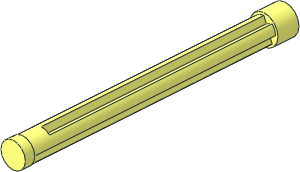 ~Pneumatic Fire Hose Nozzle Simulated Jet Inner Segment
