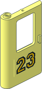 Train Door  1 x  4 x  5 Left with "23" Sticker