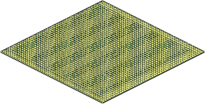 Baseplate 48 x 48 with Soccer Field Half Pattern