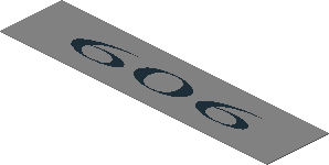 Sticker  0.9 x  3.9 with Black "606"