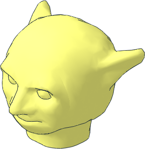 Minifig Head Goblin
