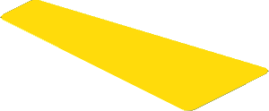 Sticker  1.5 x  3.3 Trapezoid Yellow Right