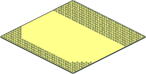 Baseplate 32 x 32 Road 9-Stud Layby