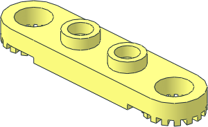 Technic Plate  1 x  4 with Holes