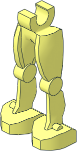 Minifig Legs SW Super Battle Droid