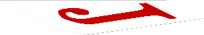 Sticker Tail Left with Red "J" on White