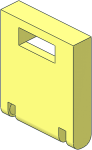 Container Box  2 x  2 x  2 Door with Slot